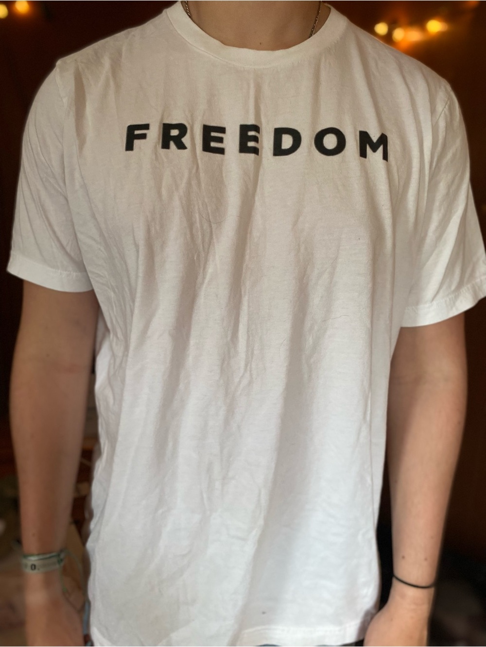 Freedom Graphic Tee - White